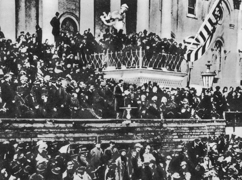 Segunda inauguración de Abraham Lincoln, 4 de marzo de 1865 de American Photographer (after)