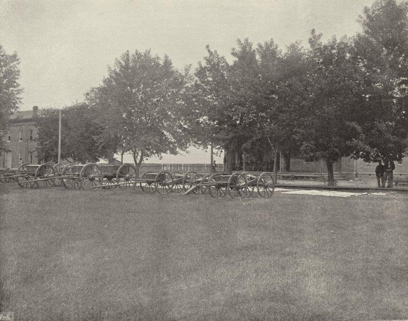 Batería en Fort Omaha, Nebraska de American Photographer (after)
