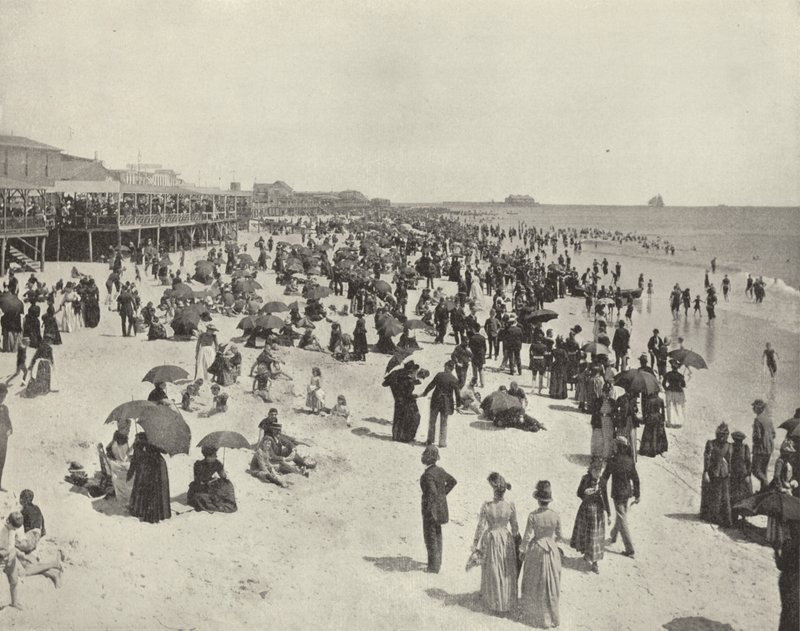 Playa en Atlantic City, Nueva Jersey de American Photographer (after)