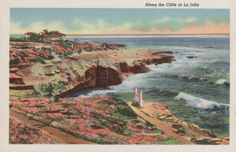 California: A lo largo de los acantilados en La Jolla de American Photographer (after)