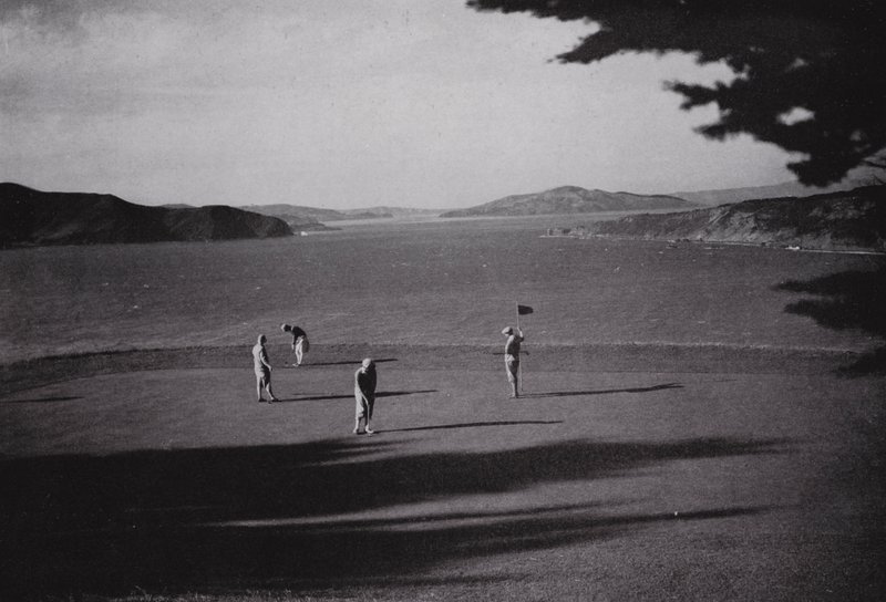 California: San Francisco, Lincoln Park, con vista al Golden Gate, el océano y la ciudad de American Photographer (after)