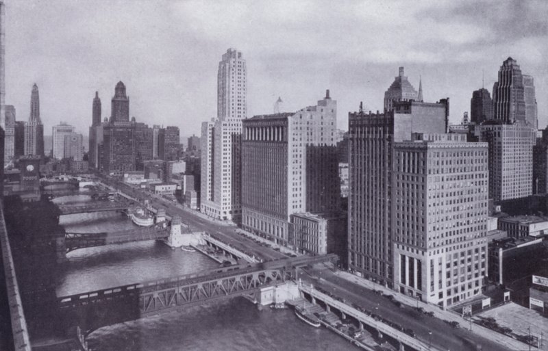 Chicago: Wacker Drive y Puentes del Río Chicago de American Photographer (after)