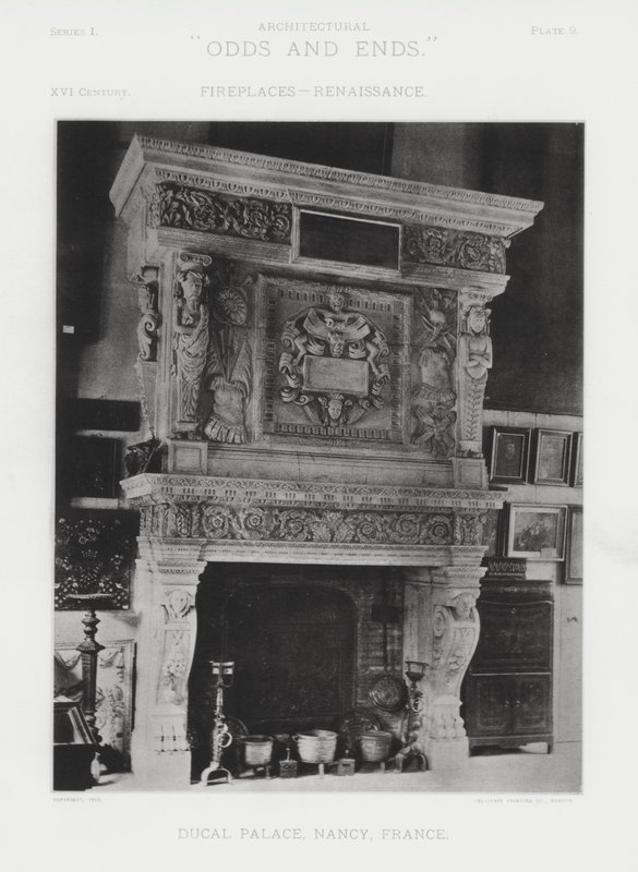 Chimenea: Palacio Ducal, Nancy, Francia de American Photographer (after)