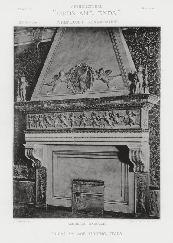 Chimenea: Palacio Ducal, Urbino, Italia de American Photographer (after)