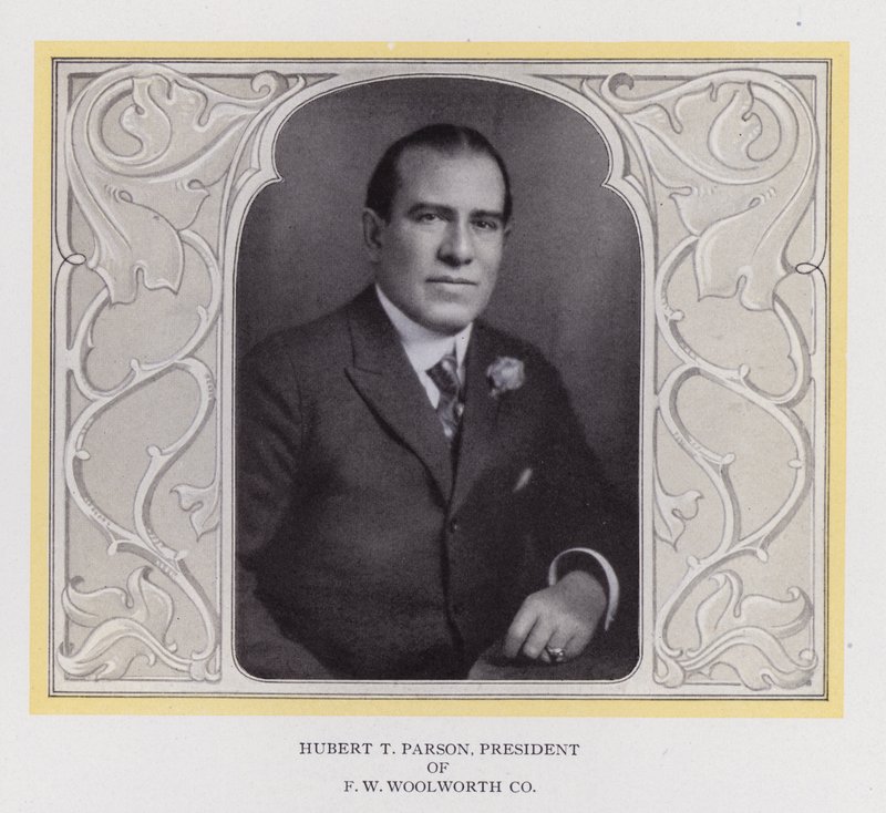 Hubert T Parson, Presidente de F W Woolworth Co de American Photographer (after)