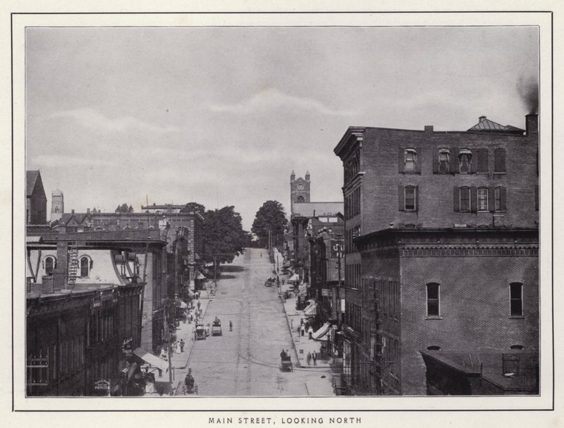 Jamestown, NY: Calle Principal, mirando al Norte de American Photographer (after)