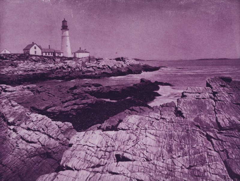 Faro en el puerto de Portland, Maine de American Photographer (after)