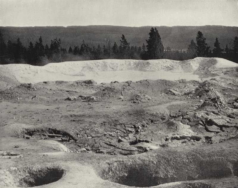 Ollas de Pintura Mammoth, Valle de Yellowstone, Wyoming de American Photographer (after)