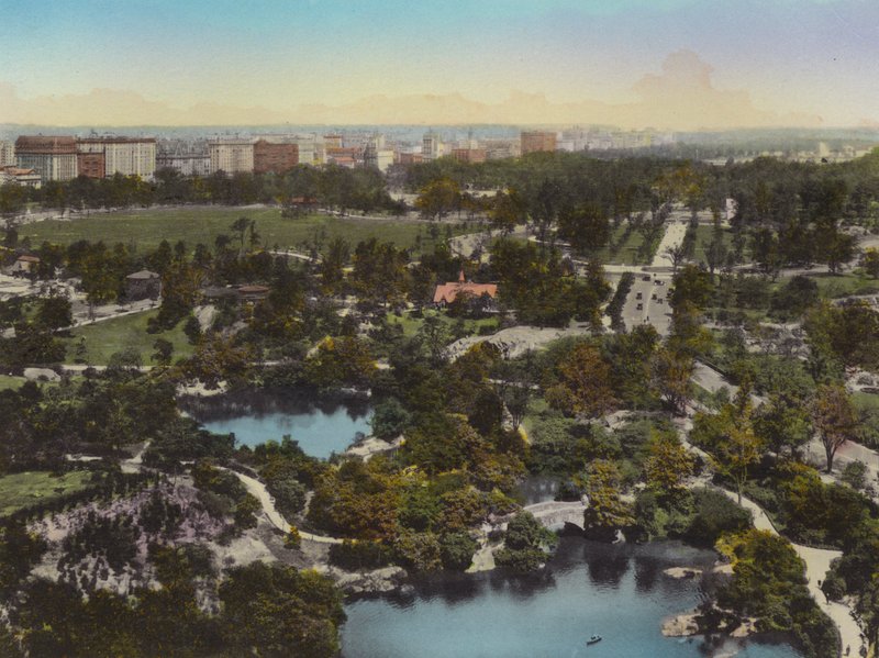 Nueva York: Central Park, desde la calle 59 hacia Central Park West de American Photographer (after)