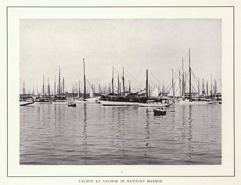 Newport, Rhode Island: Yates anclados en el puerto de Newport de American Photographer (after)