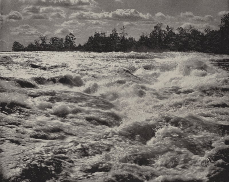 Rápidos de Niágara sobre las Cataratas de American Photographer (after)