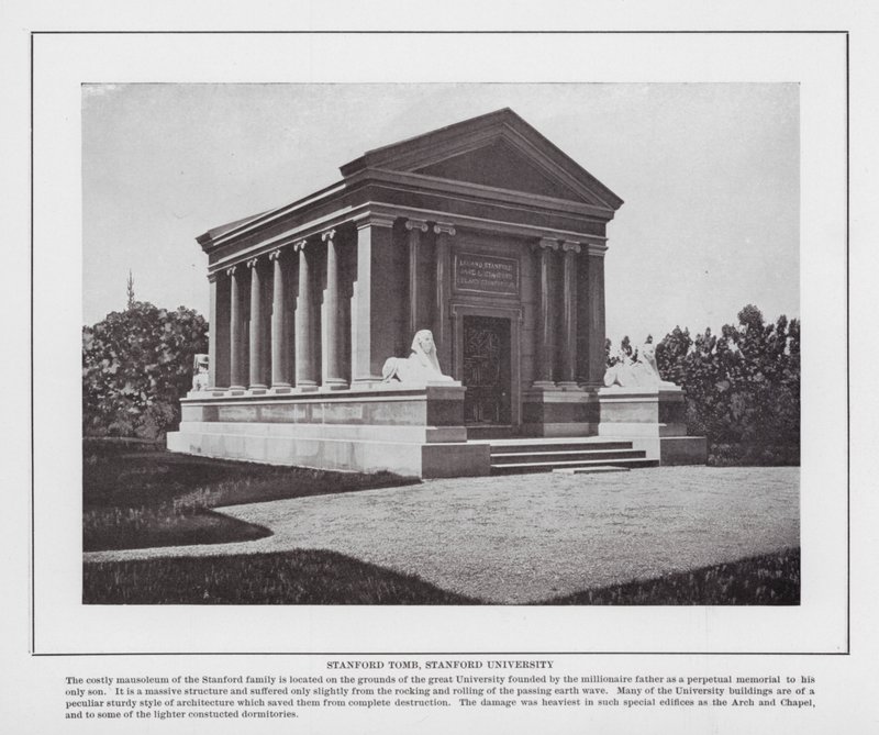 San Francisco: Tumba de Stanford, Universidad de Stanford de American Photographer (after)