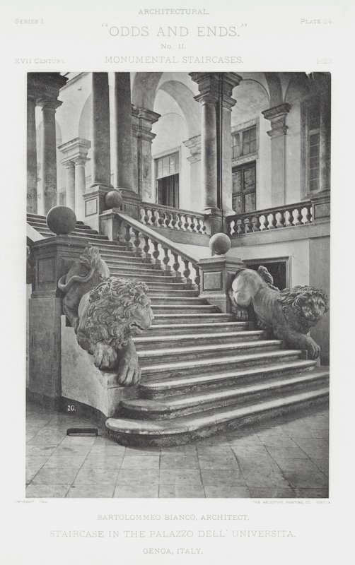 Escalera en el Palazzo Dell