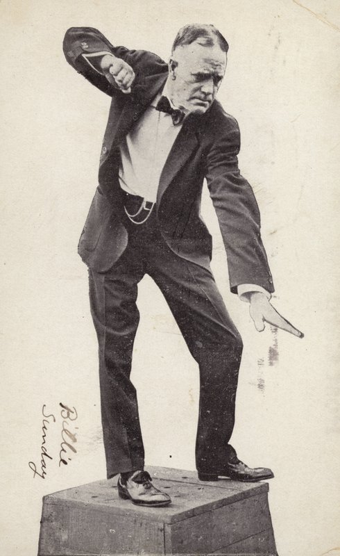 Billy Sunday (foto en blanco y negro) de American Photographer