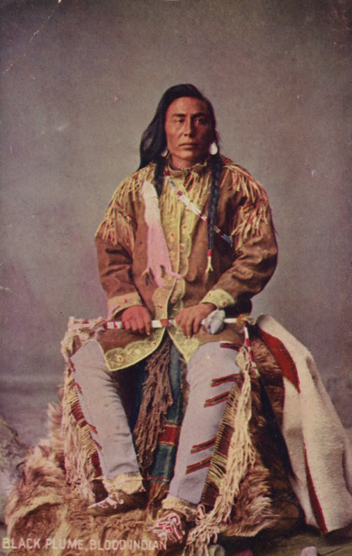 Penacho negro, indio de sangre (foto) de American Photographer