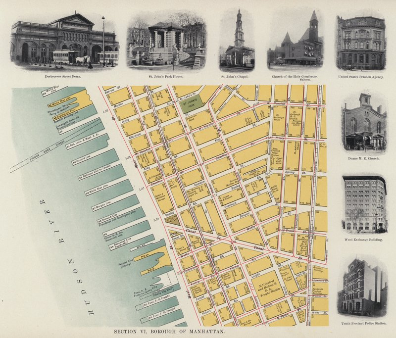Borough of Manhattan (foto en blanco y negro) de American Photographer