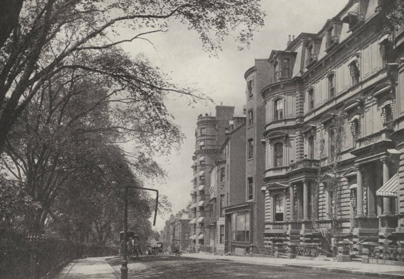 Boston: Beacon Street (foto en blanco y negro) de American Photographer