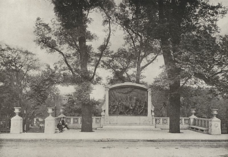 Boston: Shaw Memorial (foto en blanco y negro) de American Photographer