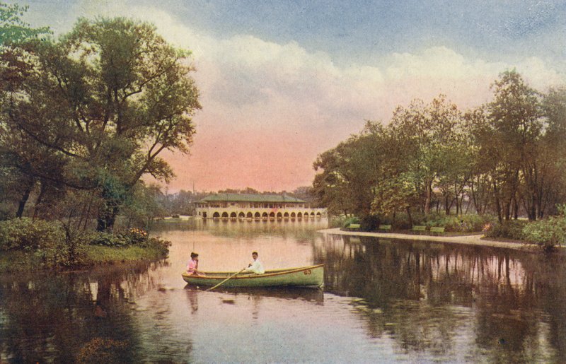 Chicago: Paseo en barca por Garfield Park (foto en color) de American Photographer
