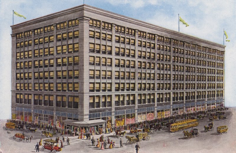 Chicago: Siegel, Cooper and Co, calles State y Van Buren (foto en color) de American Photographer