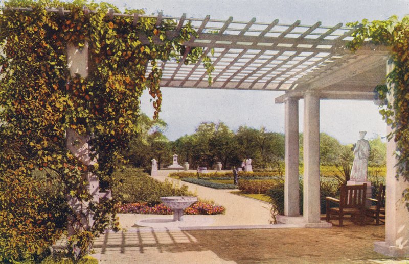Chicago: Sunken Garden, Humboldt Park (foto en color) de American Photographer
