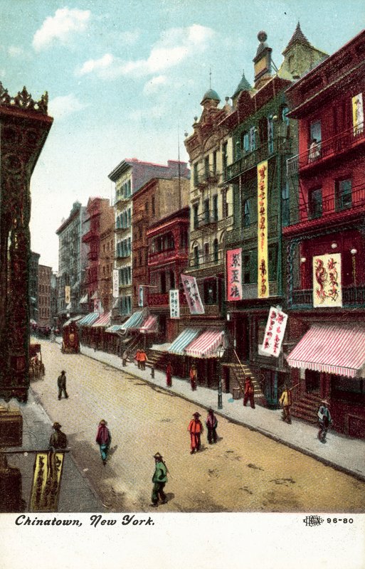 China Town, Nueva York, EE.UU. (fotografía en blanco y negro) de American Photographer