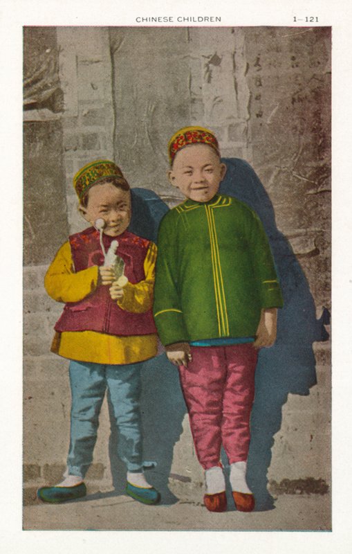 Niños chinos (foto en color) de American Photographer