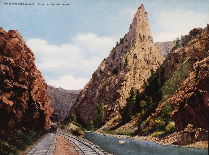 Aguja Curecanti, Canon Negro del Gunnison (foto en color) de American Photographer