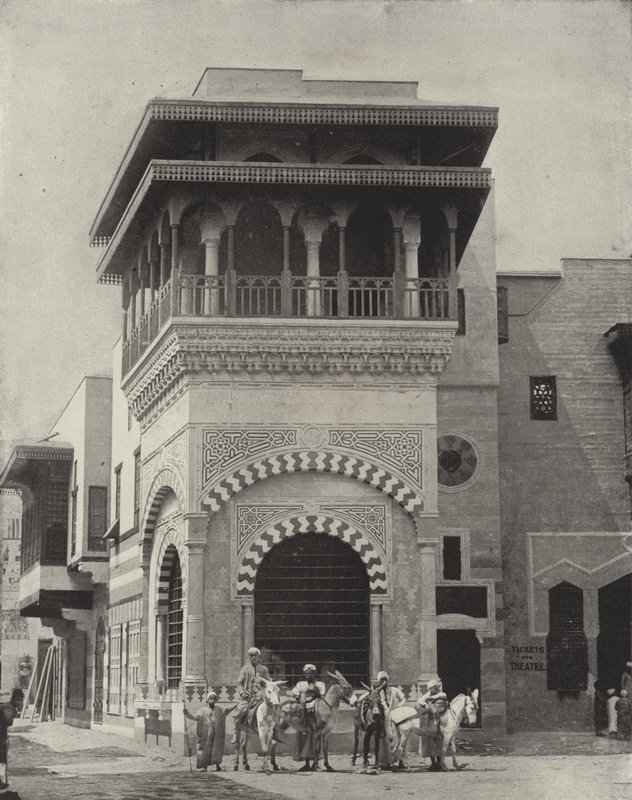 Muchachos con burros en la calle de El Cairo de American Photographer