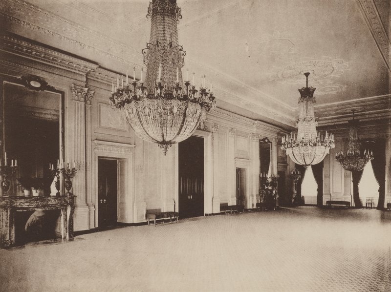 Salón Este de la Casa Blanca (foto b/n) de American Photographer