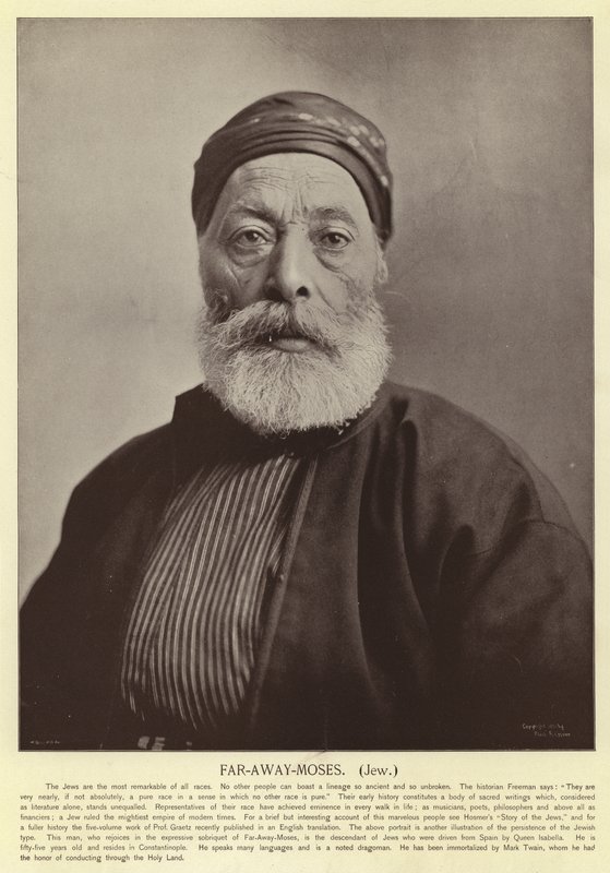 Far-Away-Moses, judío de American Photographer