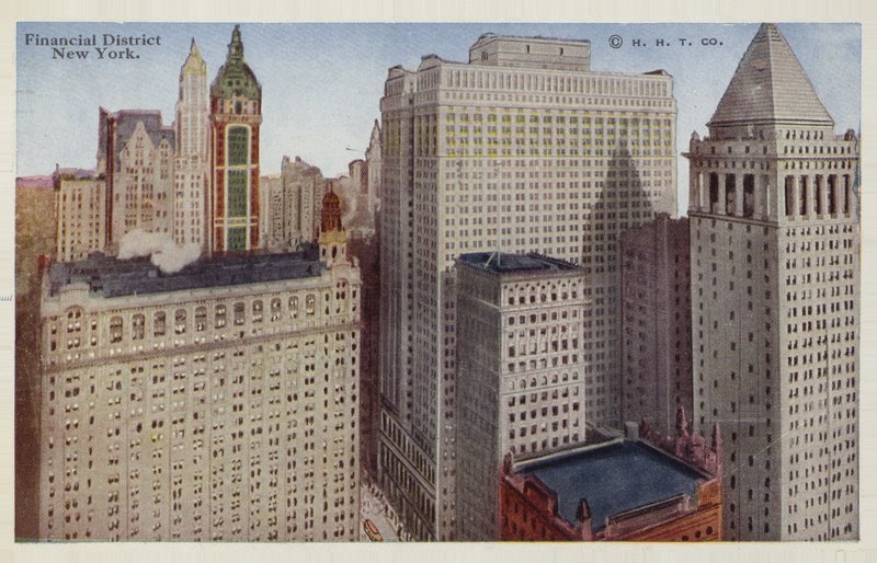 Distrito financiero, Nueva York, EE.UU. (foto en color) de American Photographer