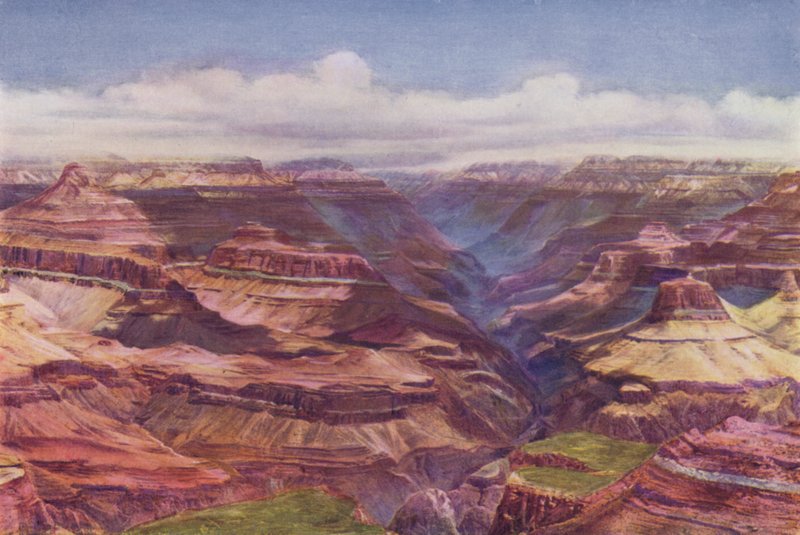 Gran Cañón, Arizona, EE.UU. (foto coloreada) de American Photographer