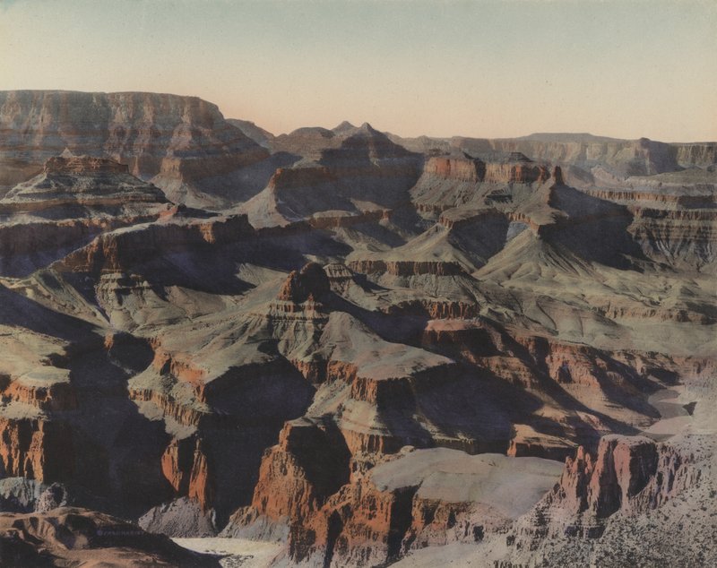 Gran Cañón de Arizona: Grand View (foto coloreada) de American Photographer