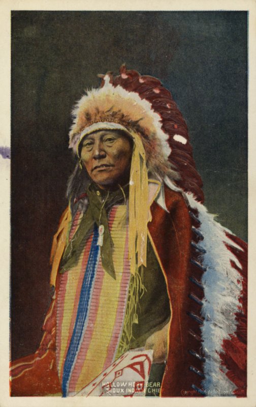 Oso Cuerno Hueco, jefe indio sioux (foto) de American Photographer