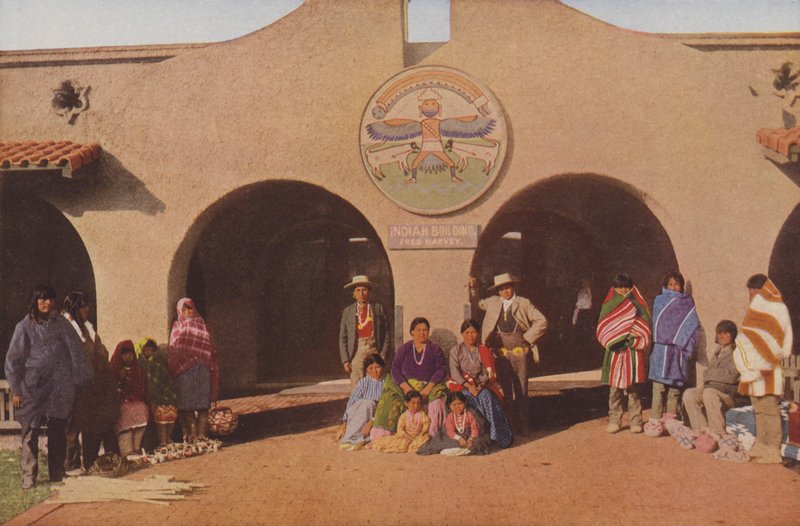 Indian Building, Albuquerque, Nuevo México (foto en color) de American Photographer