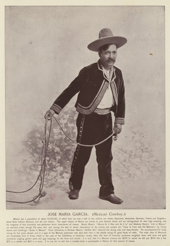 Jose Maria Garcia, vaquero mexicano de American Photographer
