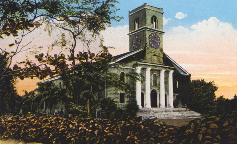 Iglesia de Kawaihao, Honolulu (foto en color) de American Photographer