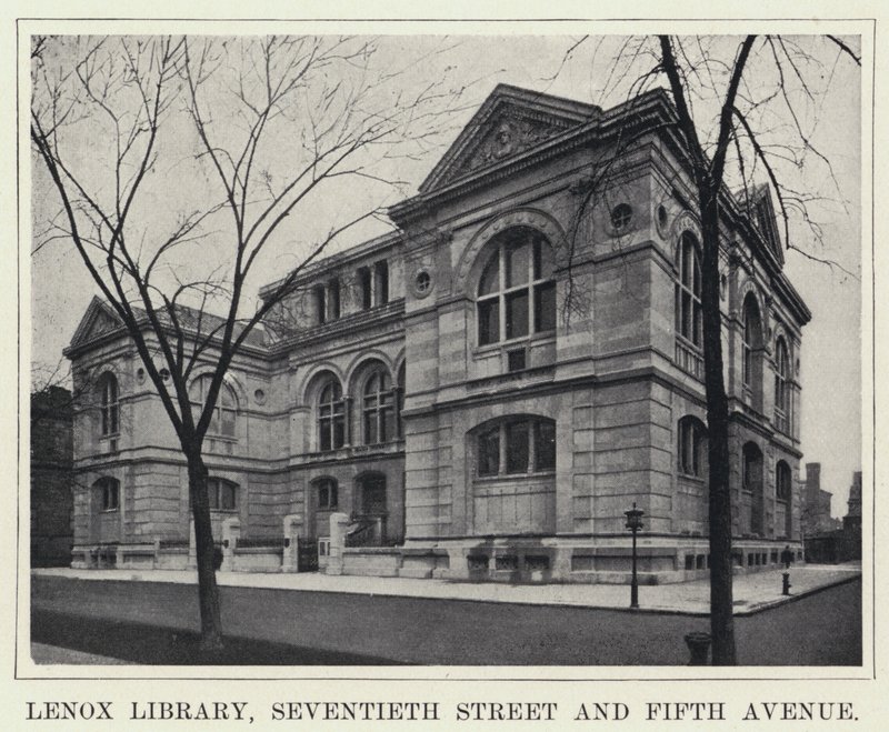 Biblioteca Lenox, Seventieth Street y Fifth Avenue de American Photographer