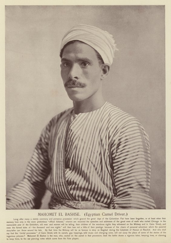 Mahomet El Bashse, conductor de camellos egipcio de American Photographer