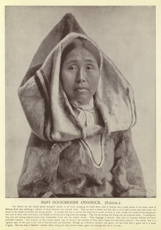 Mary Dookshoode Annanuck, esquimal de American Photographer