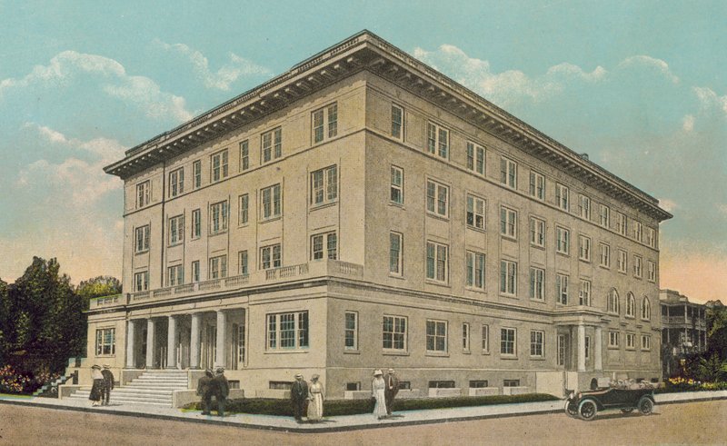 Miami, Florida, c 1925: Edificio YMCA (foto en color) de American Photographer