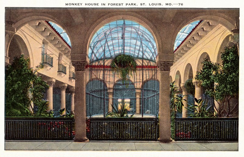 Monkey House, Forest Park, San Luis, Misuri, EE.UU. (foto en color) de American Photographer