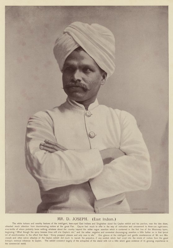 Sr. D Joseph, indio oriental de American Photographer