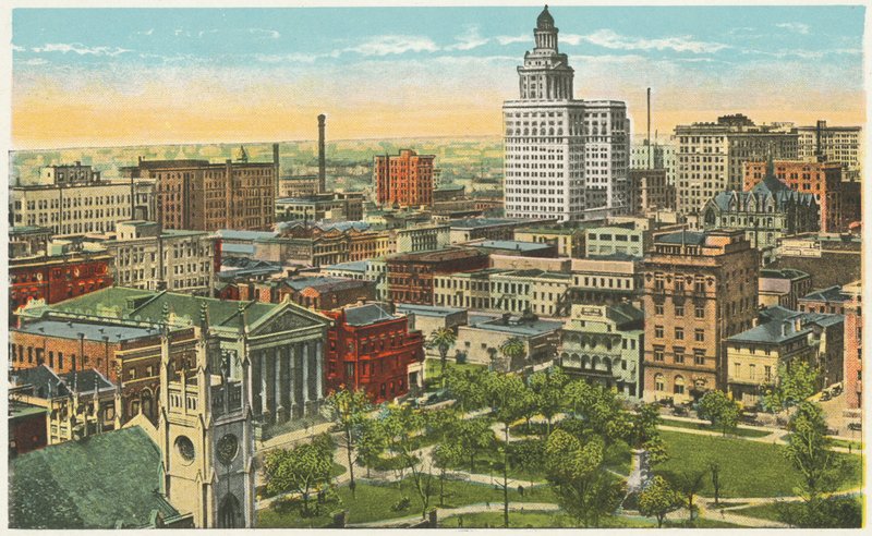 Nueva Orleans: Vista del corazón de Nueva Orleans (foto en color) de American Photographer