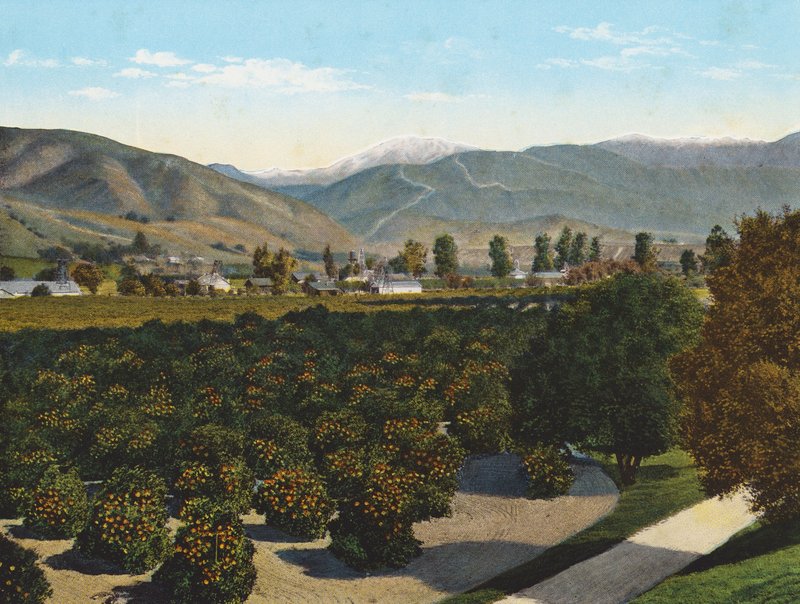"Old Baldy" desde Pomona Valley (foto en color) de American Photographer