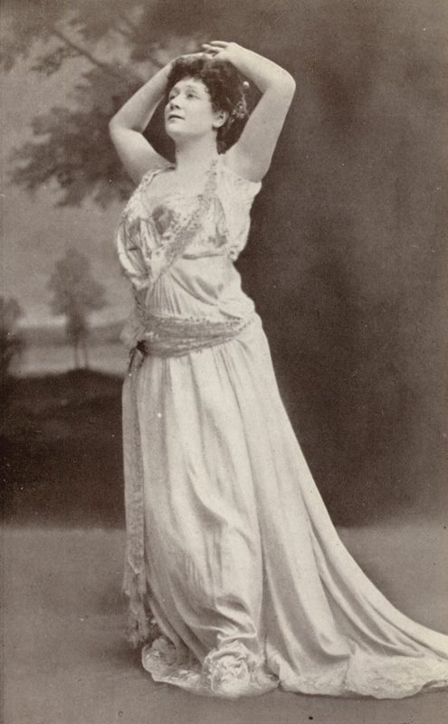Olive Fremstad, como Venus, en "Tannhauser" (foto b/n) de American Photographer