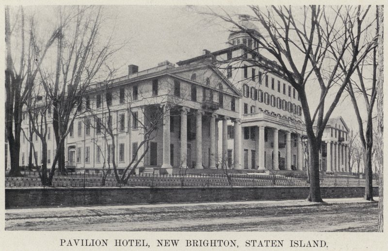 Hotel Pavilion, New Brighton, Staten Island de American Photographer
