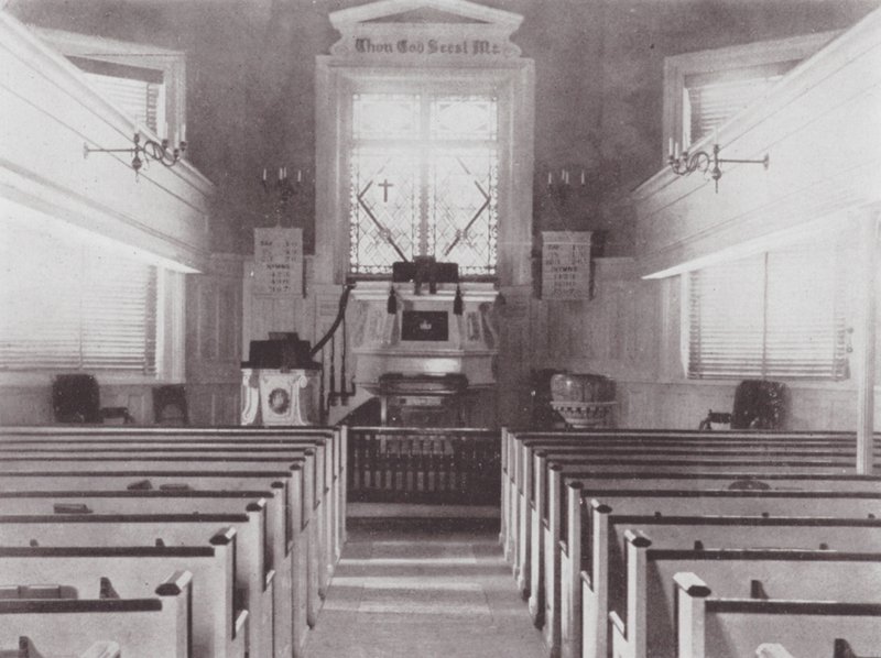 Filadelfia: Interior de la Iglesia de los Viejos Suecos de American Photographer