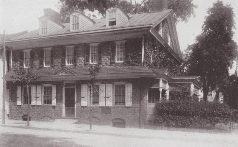 Filadelfia: Emplazamiento de la casa del fundador de Germantown (fotografía en blanco y negro) de American Photographer